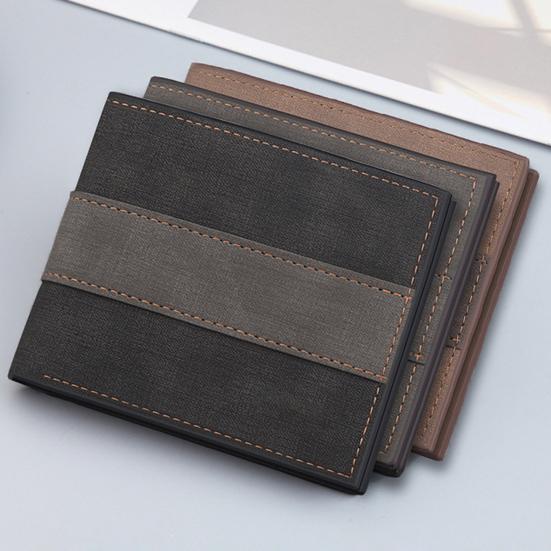 Bag Accessorries Mannen Vintage kunstleer bifold multi-kaartsleuven portemonnee portemonnee geldhouder