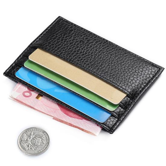 Bag Accessorries Heren multi-slot kunstleer zak dunne korte portemonnee portemonnee mini-kaarthouder