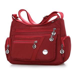 HUANZI Dames schoudertas waterdichte nylon Oxford crossbody tas handtassen grote capaciteit reistassen portemonnee