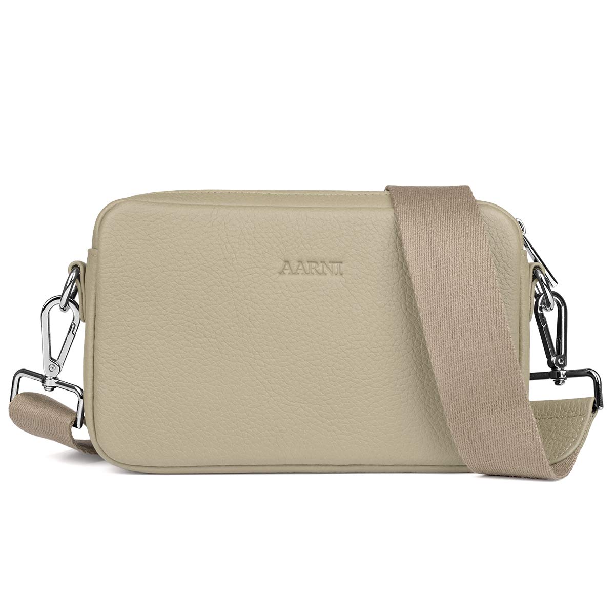 Variable Crossbody Bag (Taupe)