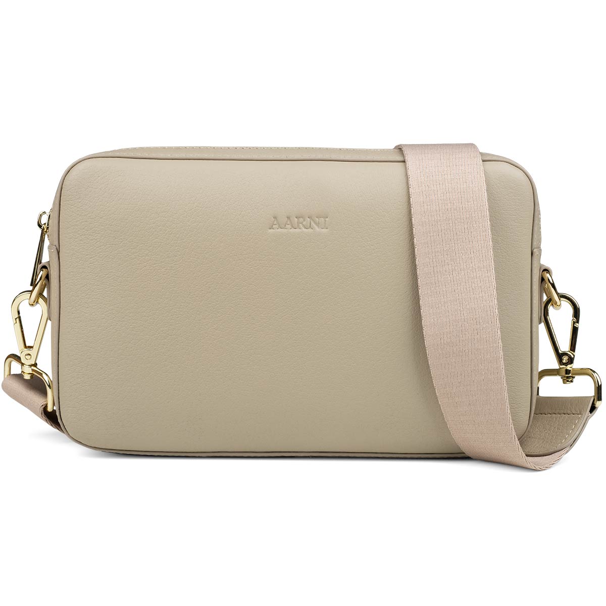 Variable Large Crossbody Bag (Taupe)