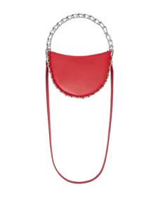 Dion Lee Chain kleine schoudertas - Rood