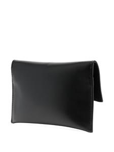 Patrizia Pepe Clutch met logoplakkaat - Zwart