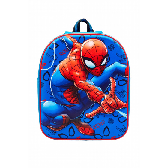 Marvel Spider Man 3D Rugzak 30 x 25 Jongens blauw