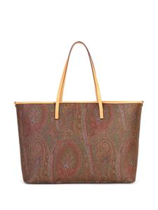 ETRO large Paisley jacquard shopper tote bag - Bruin