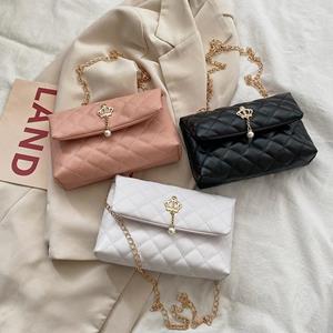 TOQXIKA BAG Korean Embroidered Shoulder Bag Women Bags New Women's Bag Elegant and Stylish Simple Small Square Bag