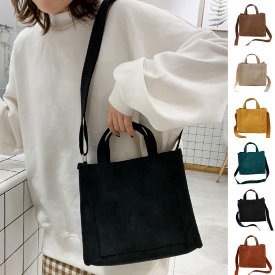 Bag Accessorries Stylish Shoulder Bag Solid Color Large Capacity
