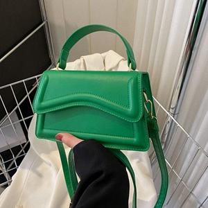 FSyuetai PU Leather Shoulder Bag Solid Color Handbags Leisure Messenger Bag  Women