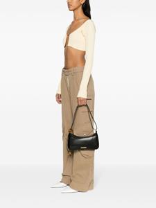 Jacquemus Le Bisou Perle leather shoulder bag - Zwart