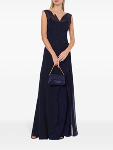 Alberta Ferretti rhinestone-embellished shoulder bag - Blauw