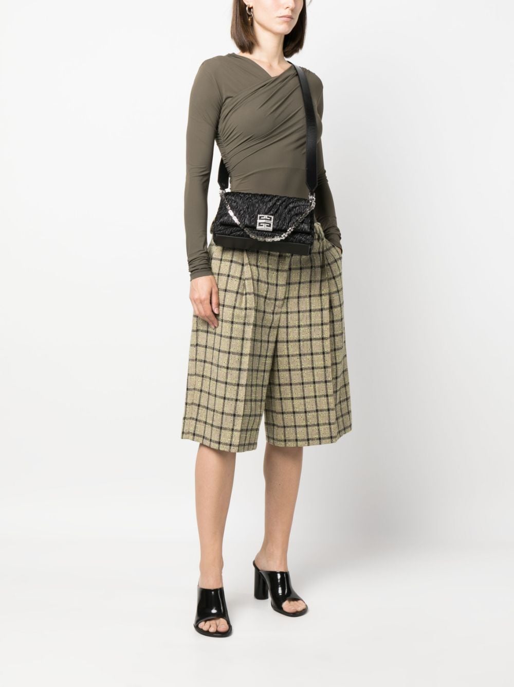 Givenchy 4G kleine schoudertas - Zwart