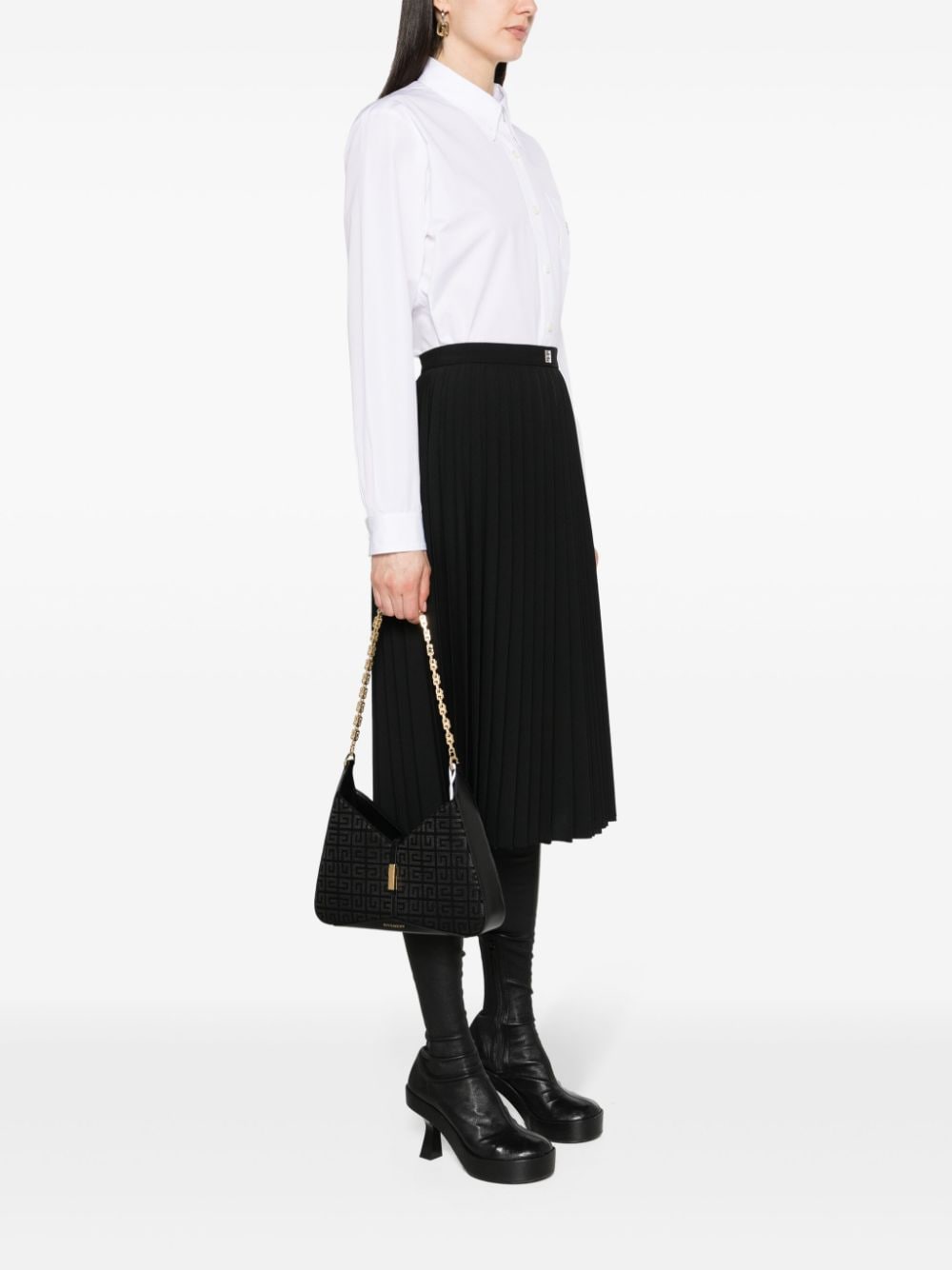 Givenchy 4G schoudertas - Zwart