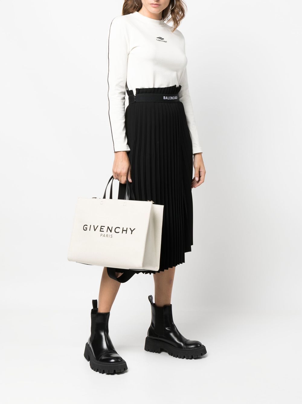 Givenchy Shopper met logo - Beige