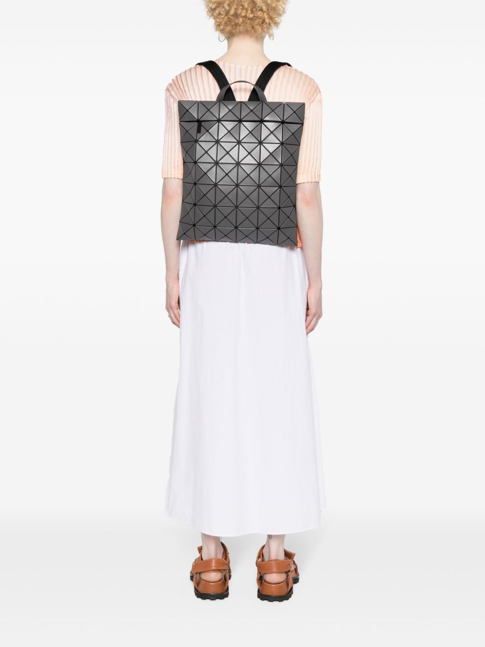 Bao Bao Issey Miyake geometric-panelled backpack - Grijs