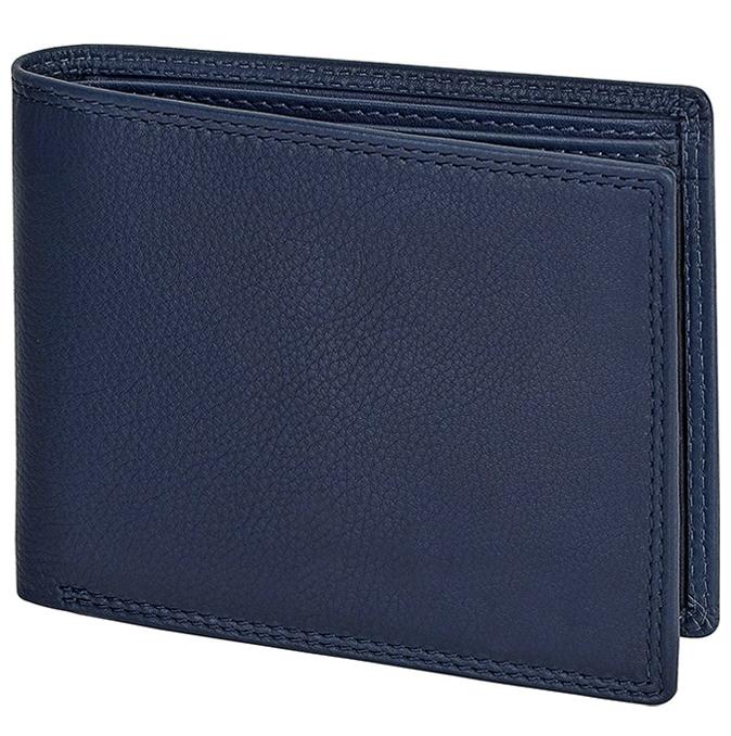 ESTOCKS Genuine Leather Wallet For Men Slim Mens Credit Card Money Holder