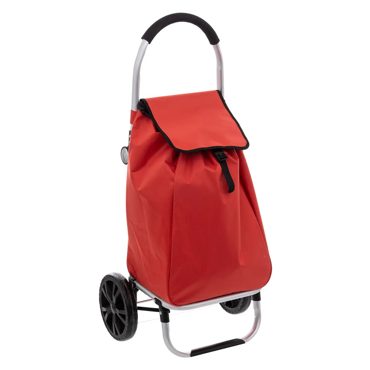 5five Boodschappen trolley tas met wielen - 51 liter - rood - x x cm - Het topmodel trolley -