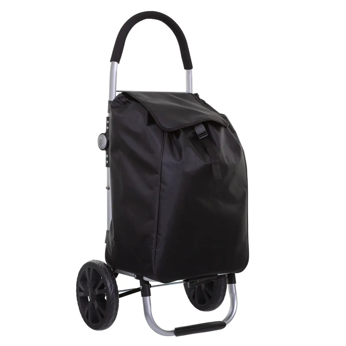 5five Boodschappen trolley tas met wielen - 51 liter - zwart - x x cm - Het topmodel trolley -
