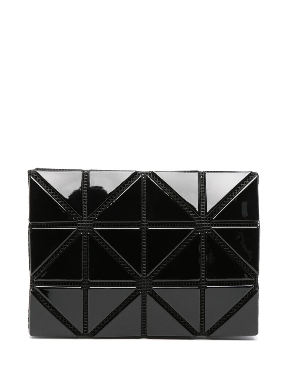 Bao Bao Issey Miyake geometric-panelled cardholder - Zwart