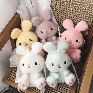 SMAP Dames Cartoon Rabbit Doll Messenger Bag Creative Girl Cute Schouder Telefoon Tas