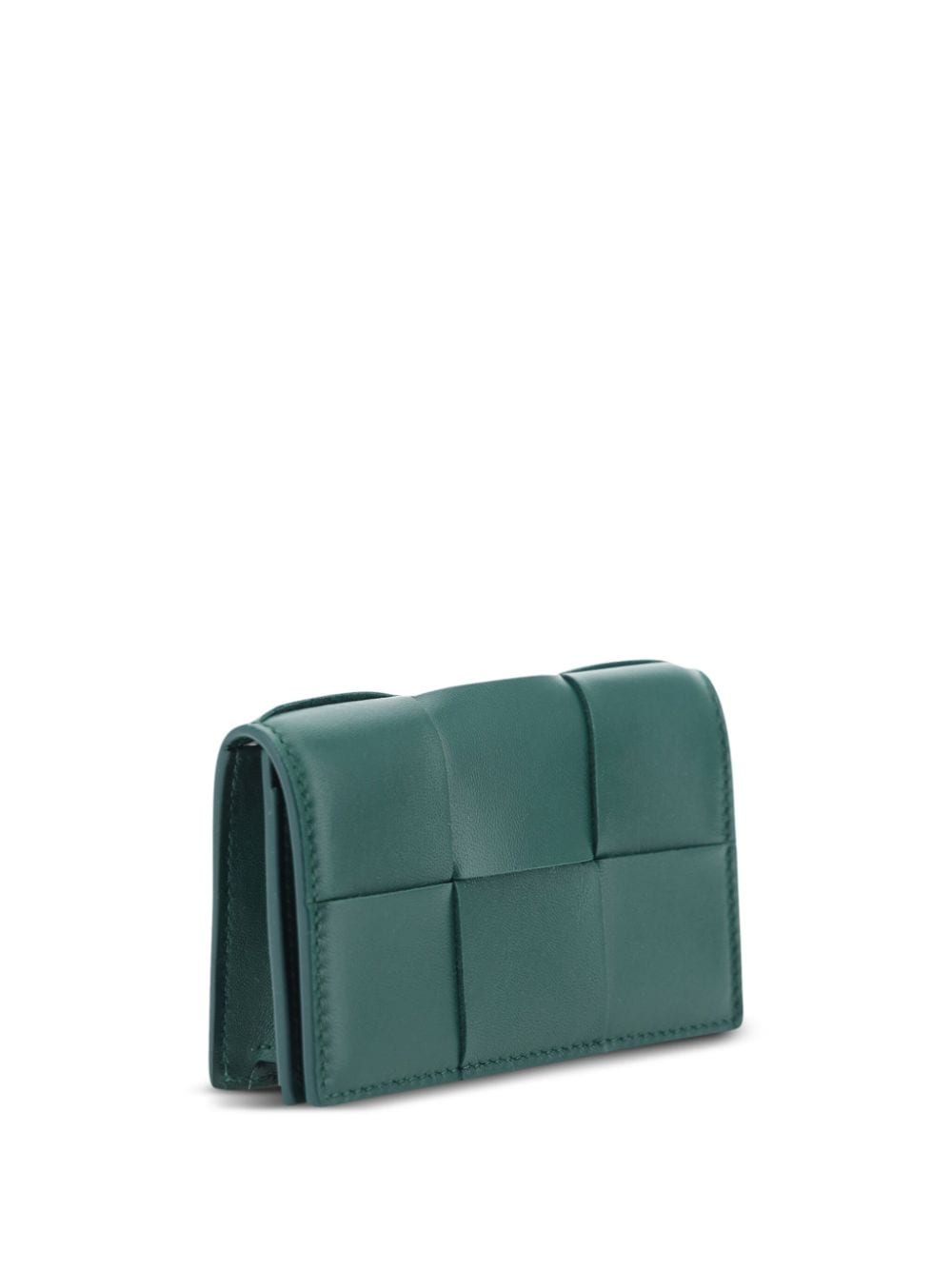 Bottega Veneta Cassete leather wallet - Groen