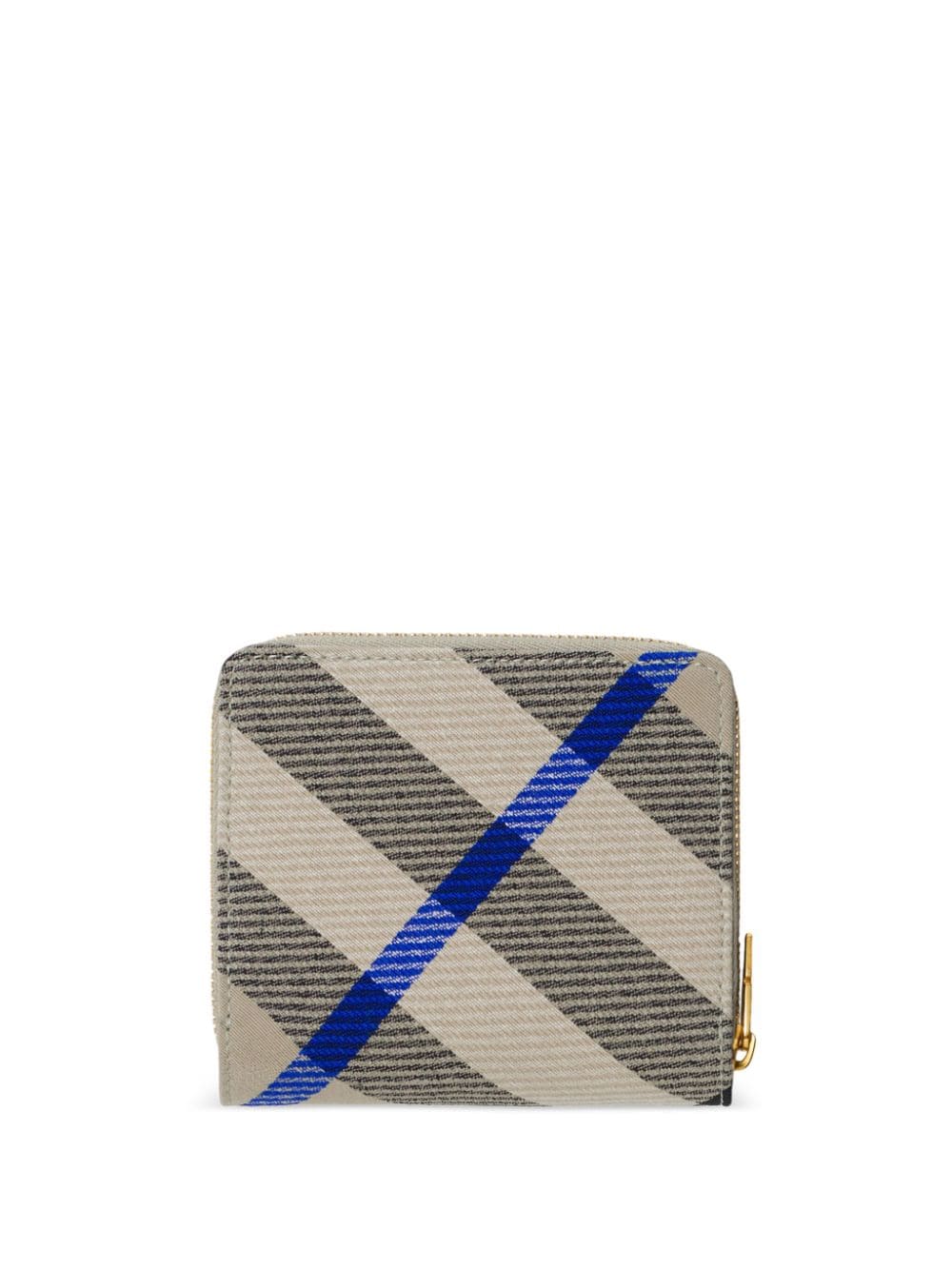 Burberry checkered leather wallet - Beige