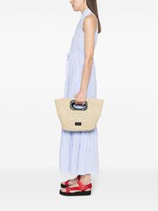 ANINE BING Mogeh raffia tote bag - Beige