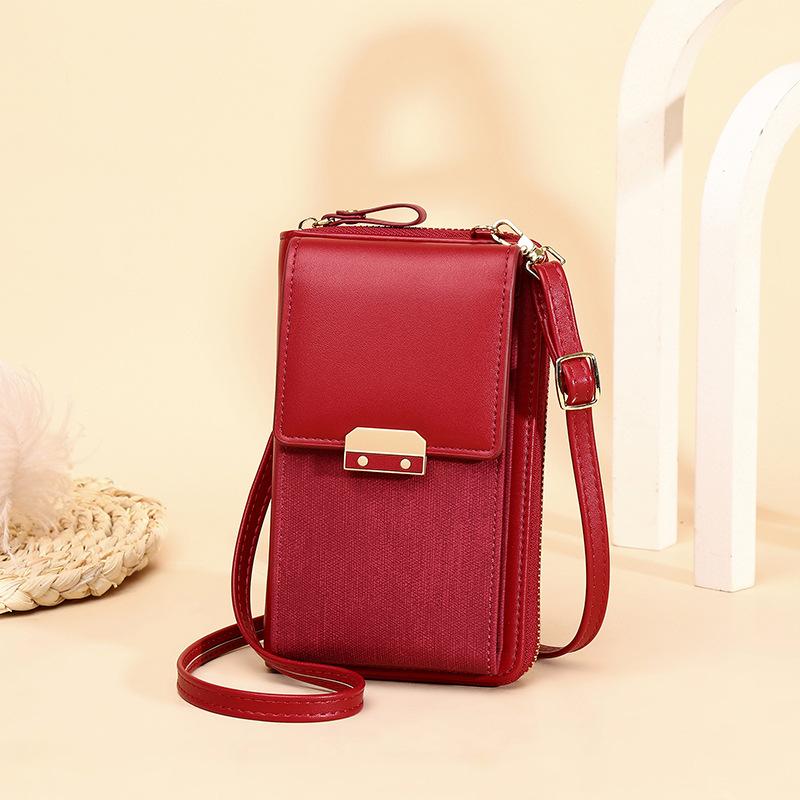 Aliwood Casual Women's Shoulder Bags Small PU Leather Female Crossbody Phone Bag Wallet Ladies Card Holder Coin Purse