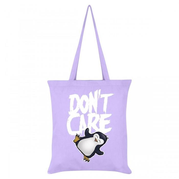 Psycho Penguin Don't Care Tote Bag