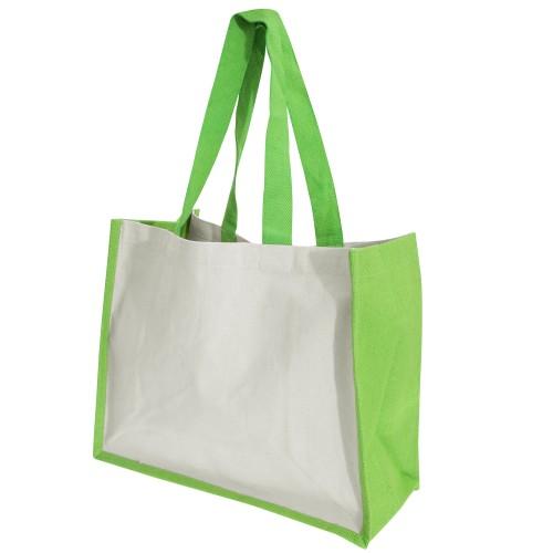 Westford Mill Printers Jute Cot Shopper Bag (21 liter) (verpakking van 2)