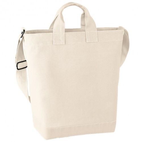 BagBase Canvas Daybag / Hold &; Strap Shopping Bag (15 liter) (Pack van 2)