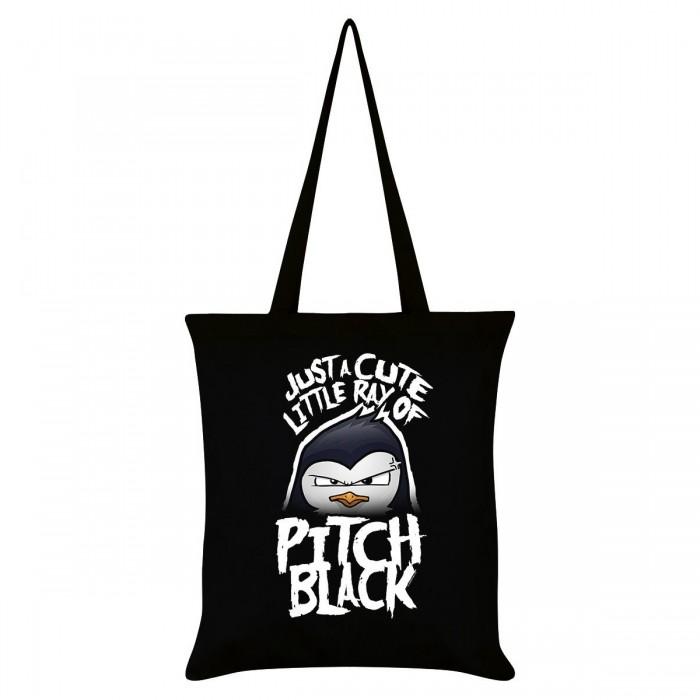 Psycho Penguin Schattig Little Ray Of Pitch Black Tote Bag