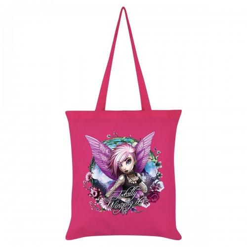 Hexxie Totally Winging It Paarse Tote Bag