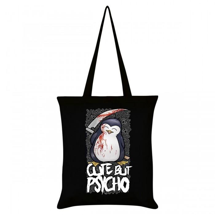 Psycho Penguin Leuk maar Psycho Tote Bag