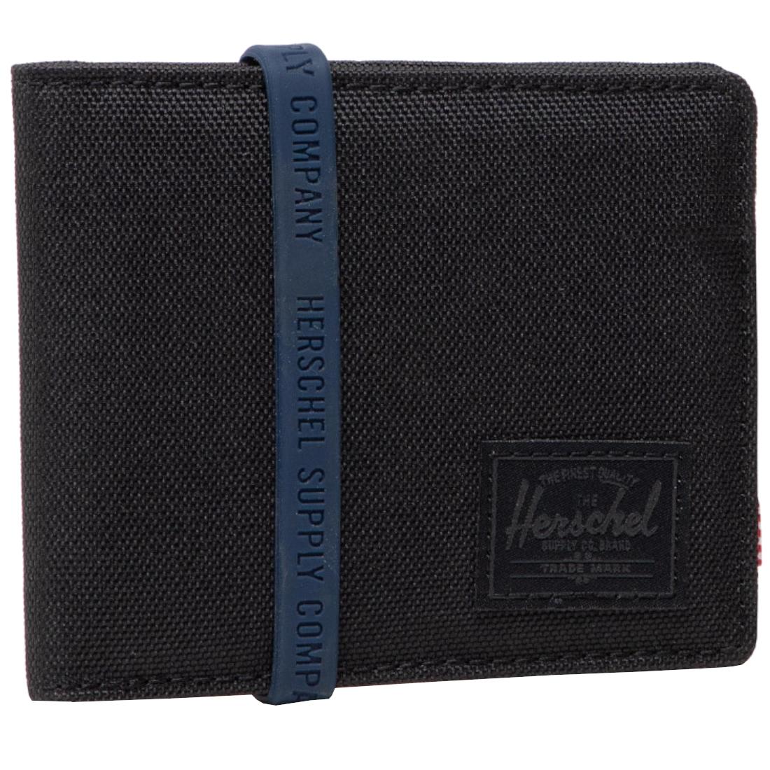 Herschel Roy Wallet 10363-00535, Unisex, Portemonnees, zwart