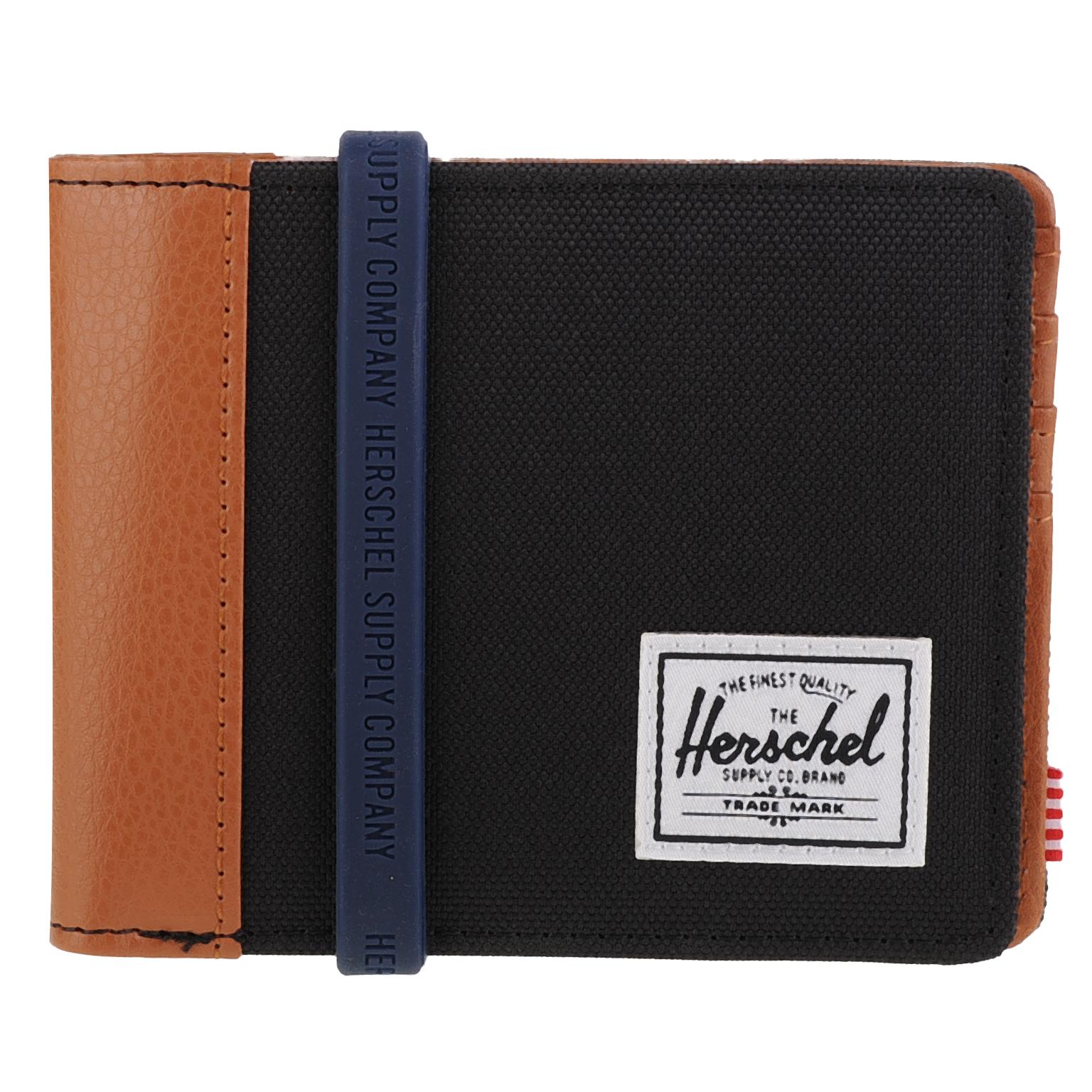 Herschel Hank RFID Wallet II, unisex zwarte portemonnee