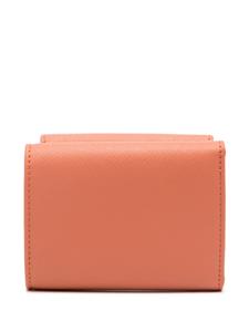 Vivienne Westwood Leren portemonnee met Orb-plakkaat - Oranje