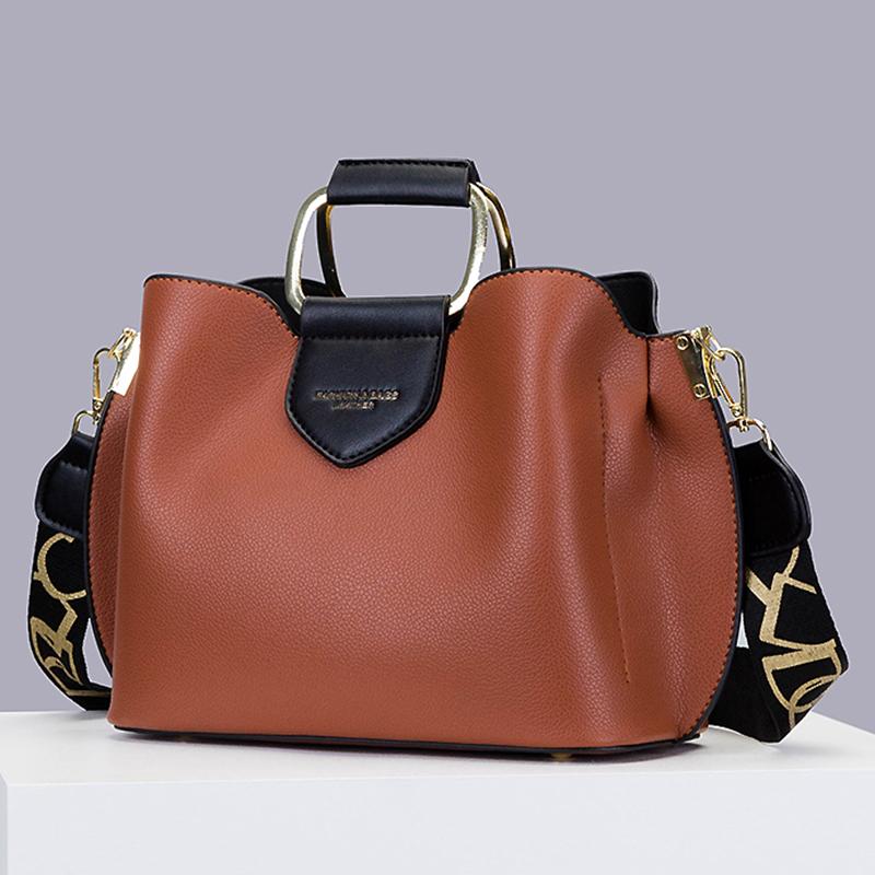 Bagggggg Women's High Quality PU Leather Crossbody Bags 2021 Winter Ladies Luxury Shoulder Bag Fashion Classic Design Handbags and Purses