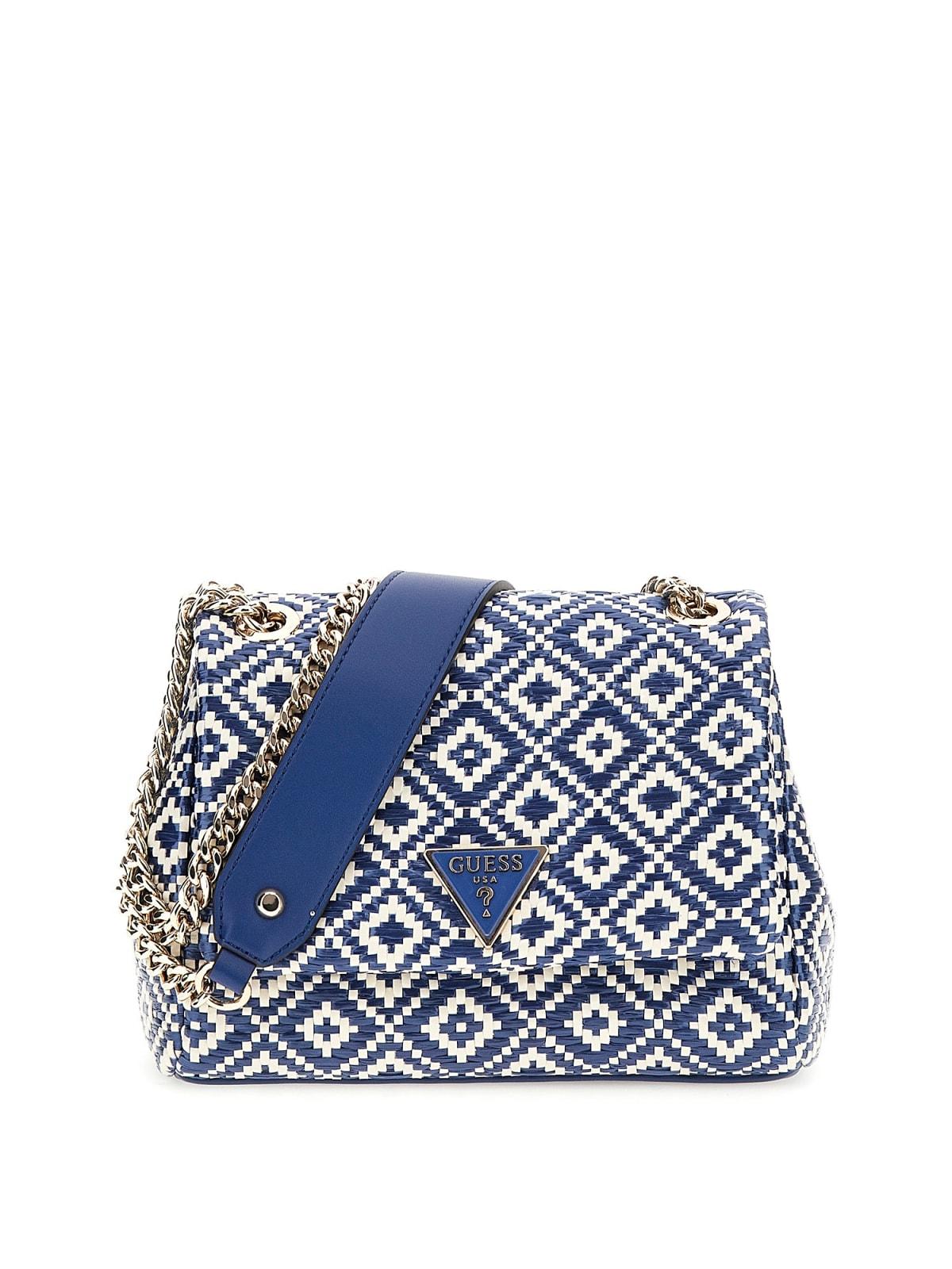 Guess Handbags Rianee Hobo Blue WR922821