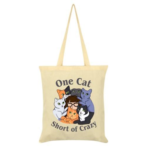 Grindstore One Cat Short Of Crazy Tote Bag