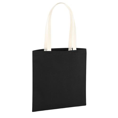 Westford Mill EarthAware Organic Bag For Life Contrast Handle 10L Tote Bag