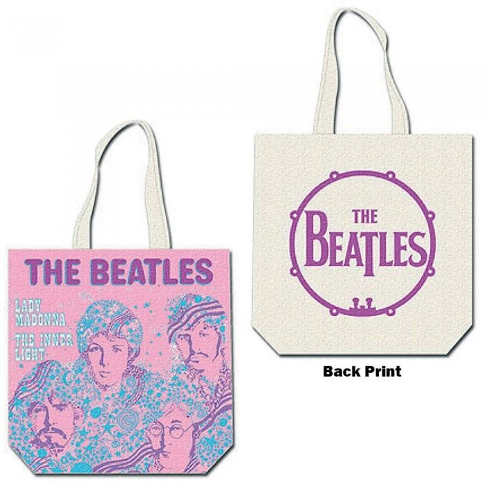 The Beatles Lady Madonna Back Print Cotton Tote Bag