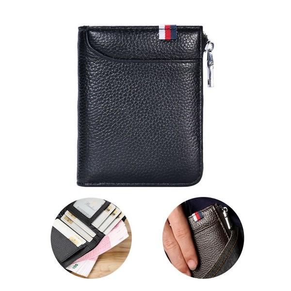 Board M Factory Nemiso ZIP Coin Pocket Coin Ring Wallet ID Card Banknote Storage