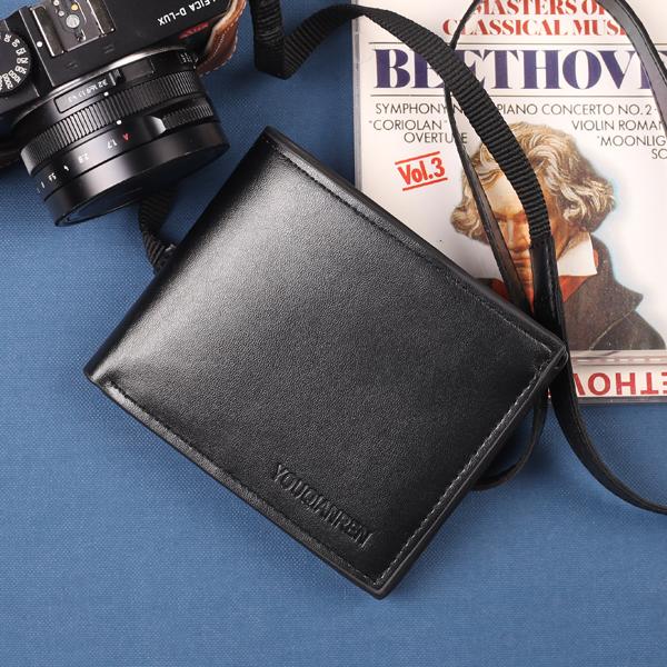 Board M Factory Danus Men's Leather Wallet Men's Bifold Ring Wallet
