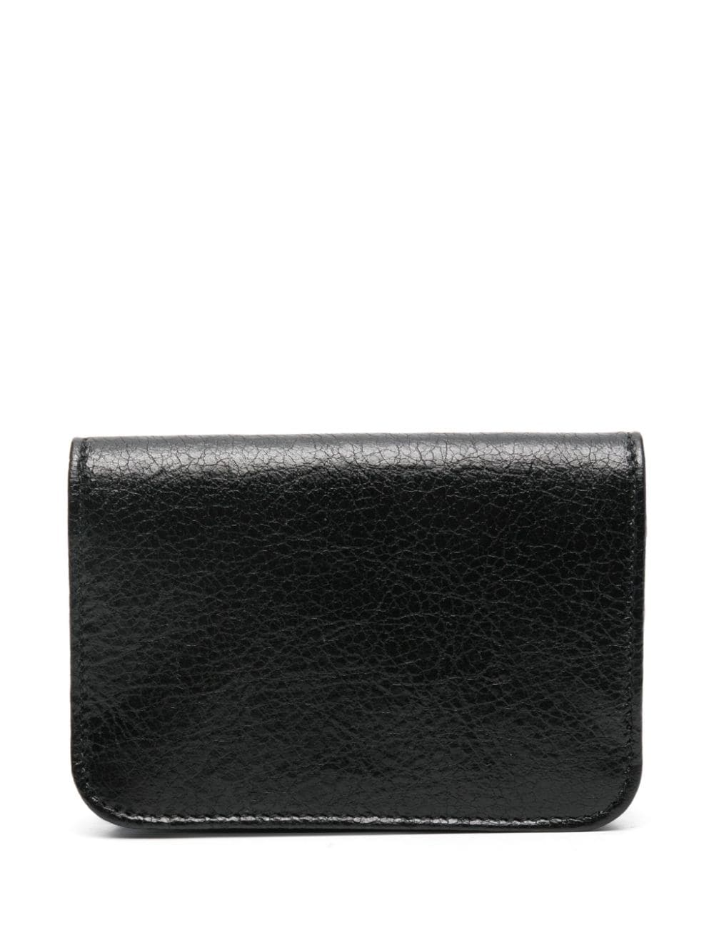 Balenciaga Monaco-motif leather wallet - Zwart