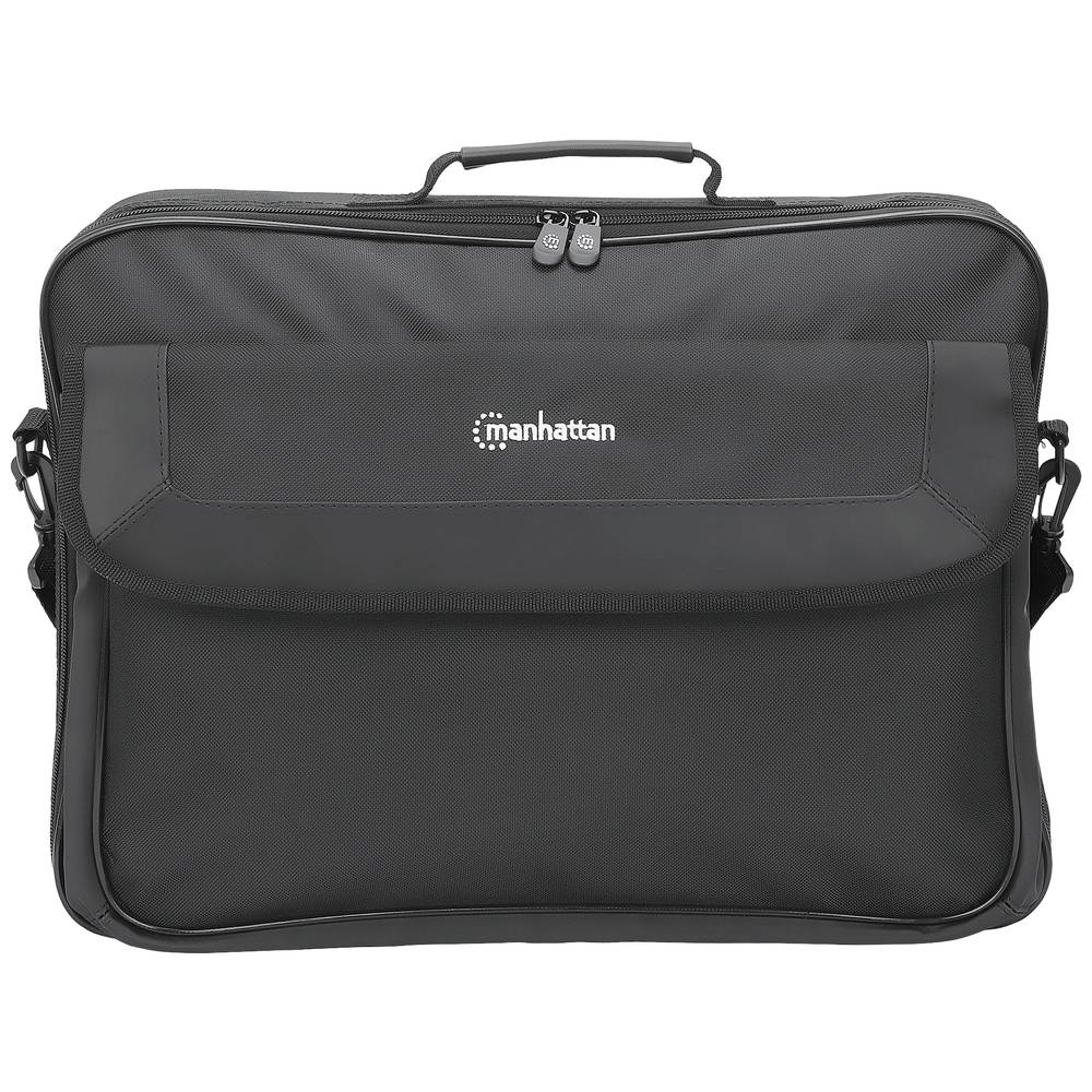 Manhattan Laptoptas Notebooktasche für bis 17,3, vollständig aufzuklappen,gepolstertert, Staufächer Geschikt voor max. (laptop): 43,9 cm (17,3) Zwart