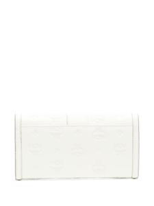 MCM Tracy monogram leather wallet - Wit