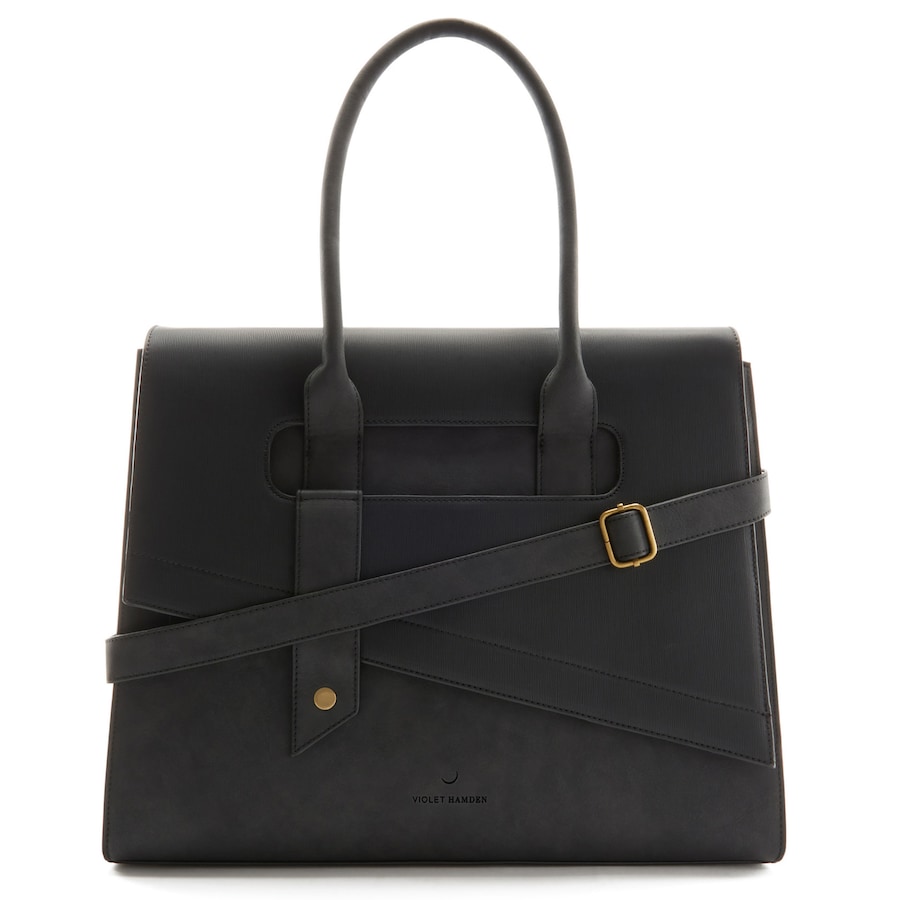Violet Hamden Essential Bag Dames Laptoptas/Schoudertas/Shopper Kunstleer - Zwart