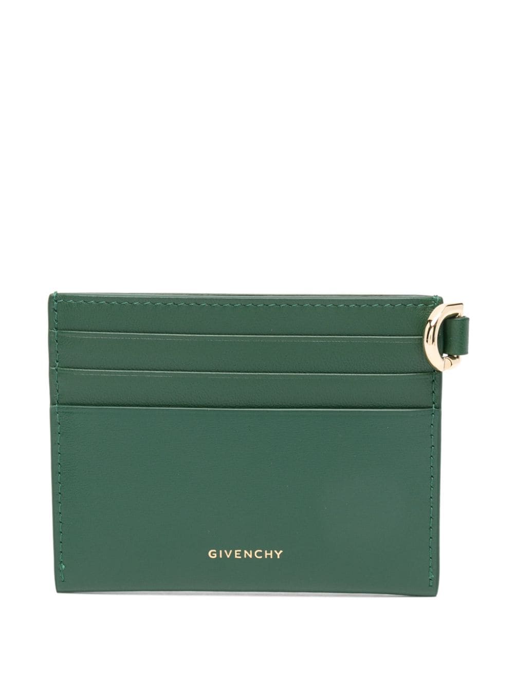 Givenchy Leren portemonnee met 4G patroon - Groen