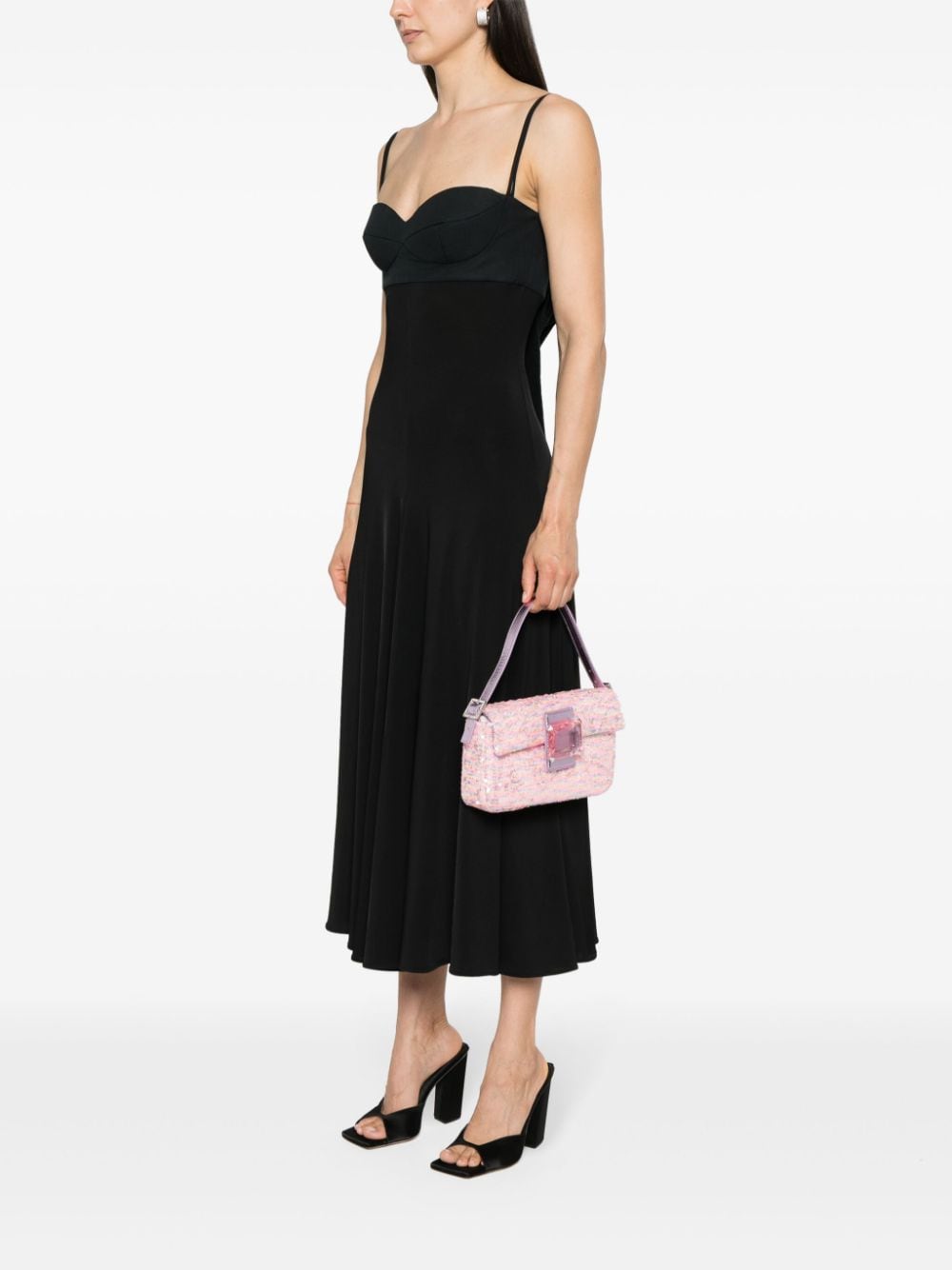 Gedebe Habibi sequin-embellished shoulder bag - Roze