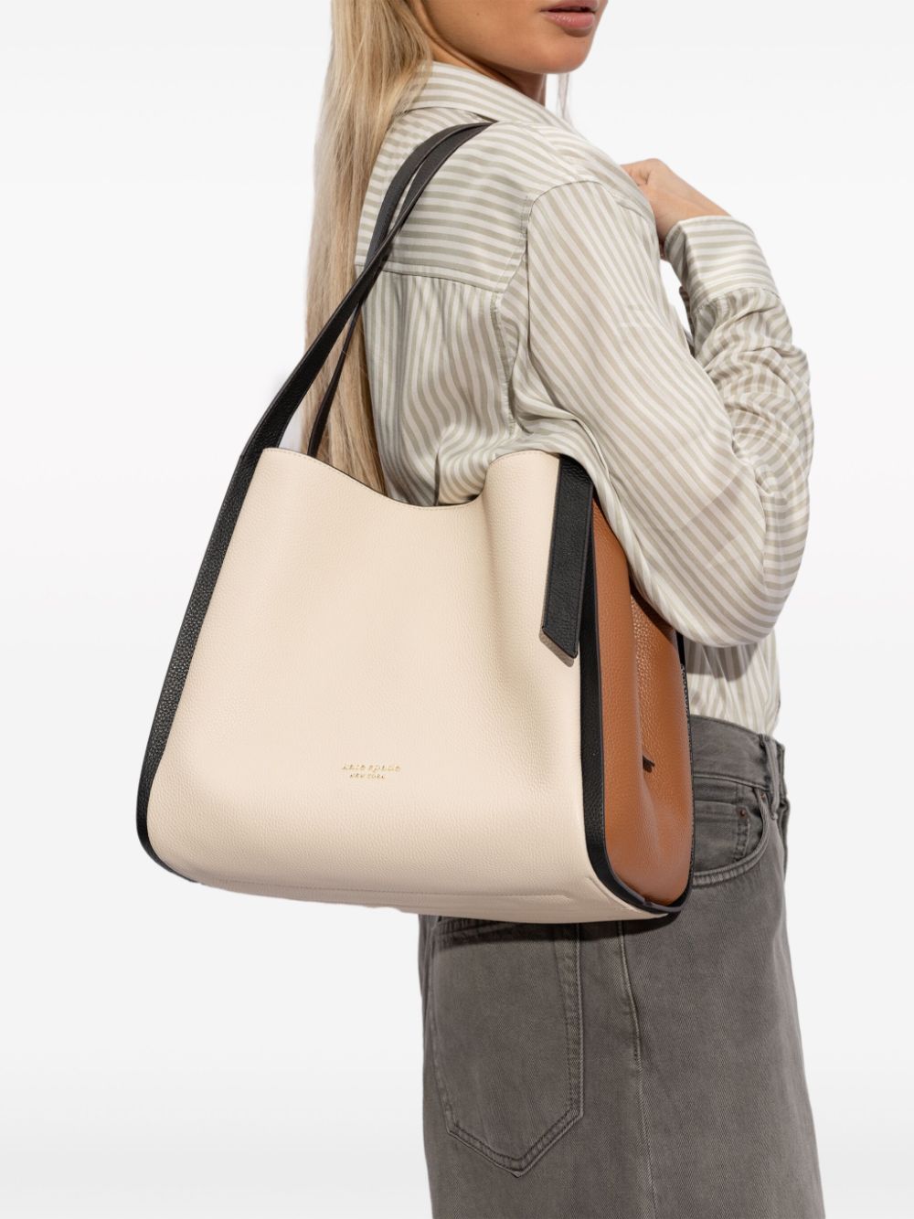 Kate Spade large Knott leather shoulder bag - Beige